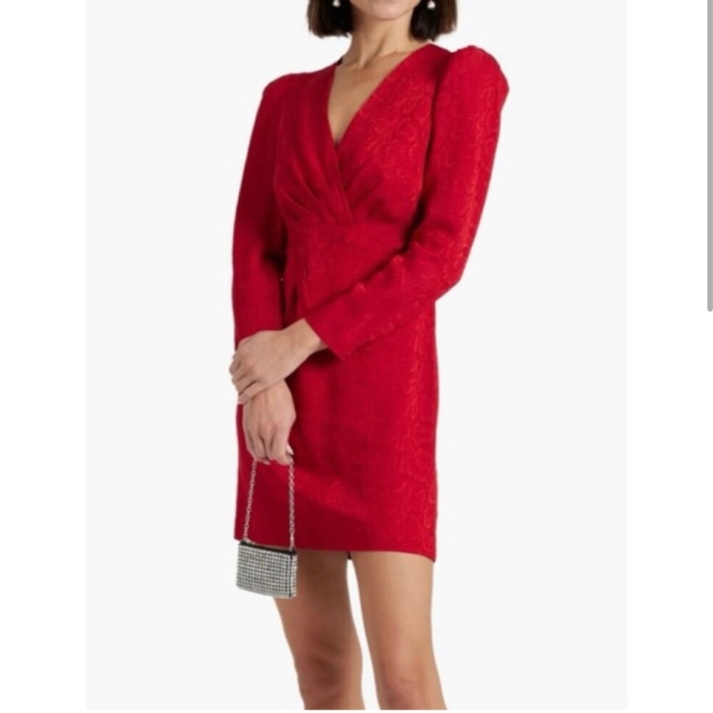 Sandro Snake Skin Gloria Mini Dress